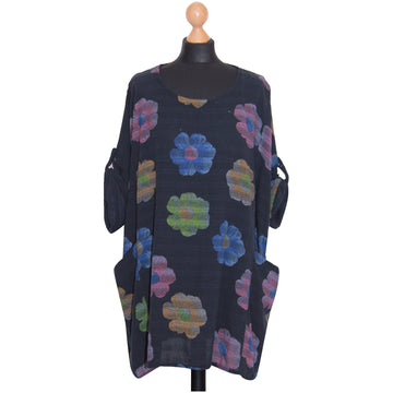 LADIES TOP WOMEN ITALIAN PRINTED FLORAL
