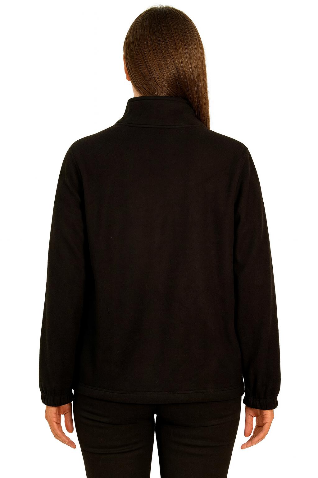 Women Fleece Zipper Jacket Open Front Warm Cosy