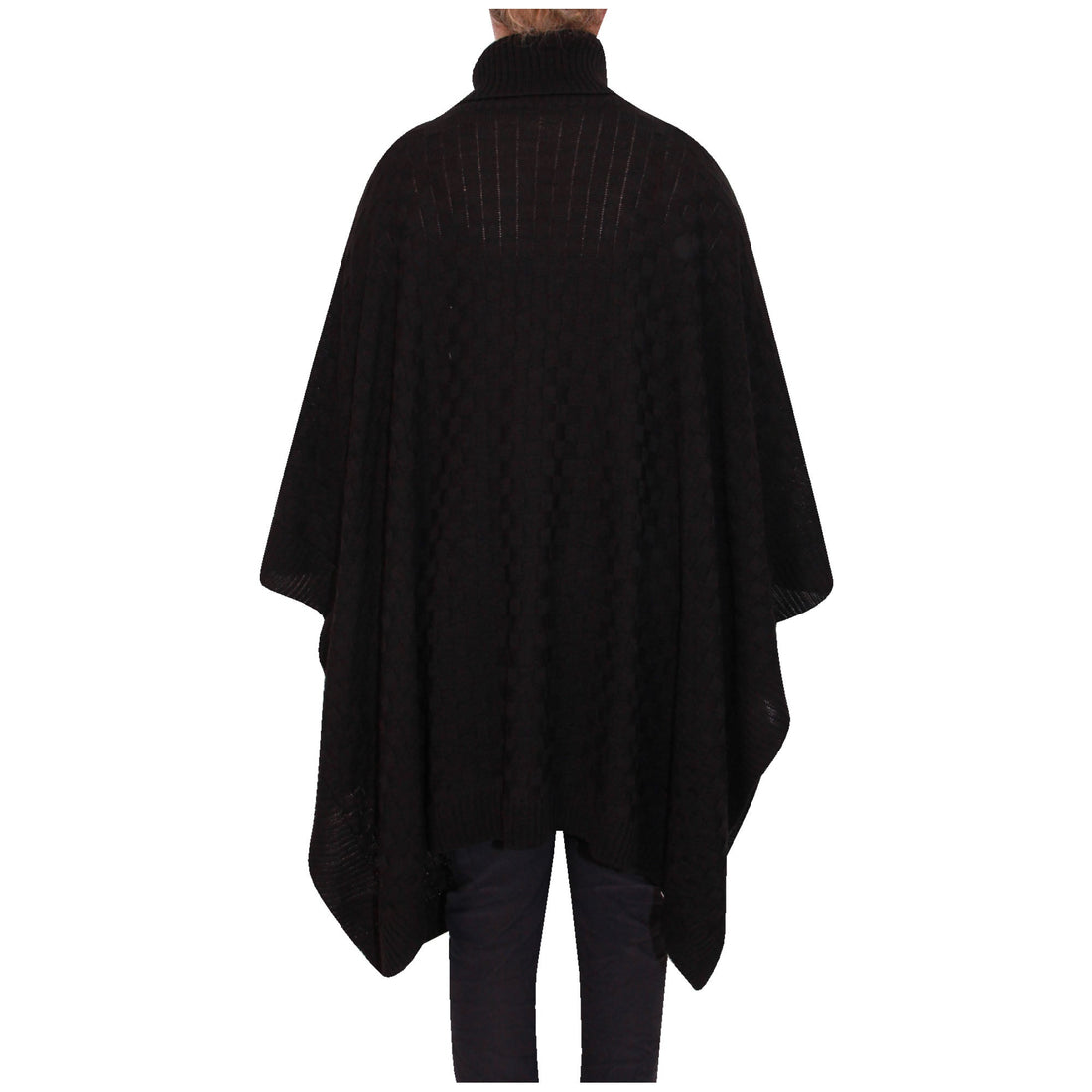 Women Poncho Ladies Cowl Neck knitted Poncho Cape Shawl Scarf Wrap