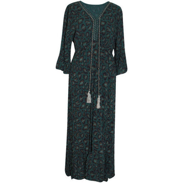 Ladies Italian Dress Women Long Smock Maxi Dress