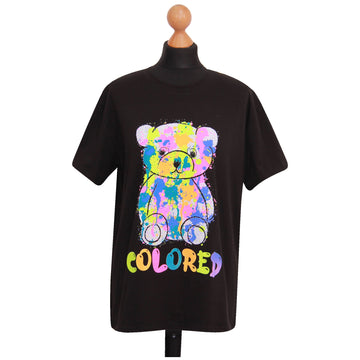 LADIES T SHIRT PANDA PRINT WOMEN ITALIAN PRINTED TOP