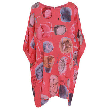 Italian Apple Print Ladies Top