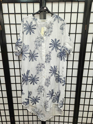 Italian Lorax Thread Detail High Low Shirt - 5211