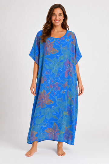Floral Print Oversized Dress