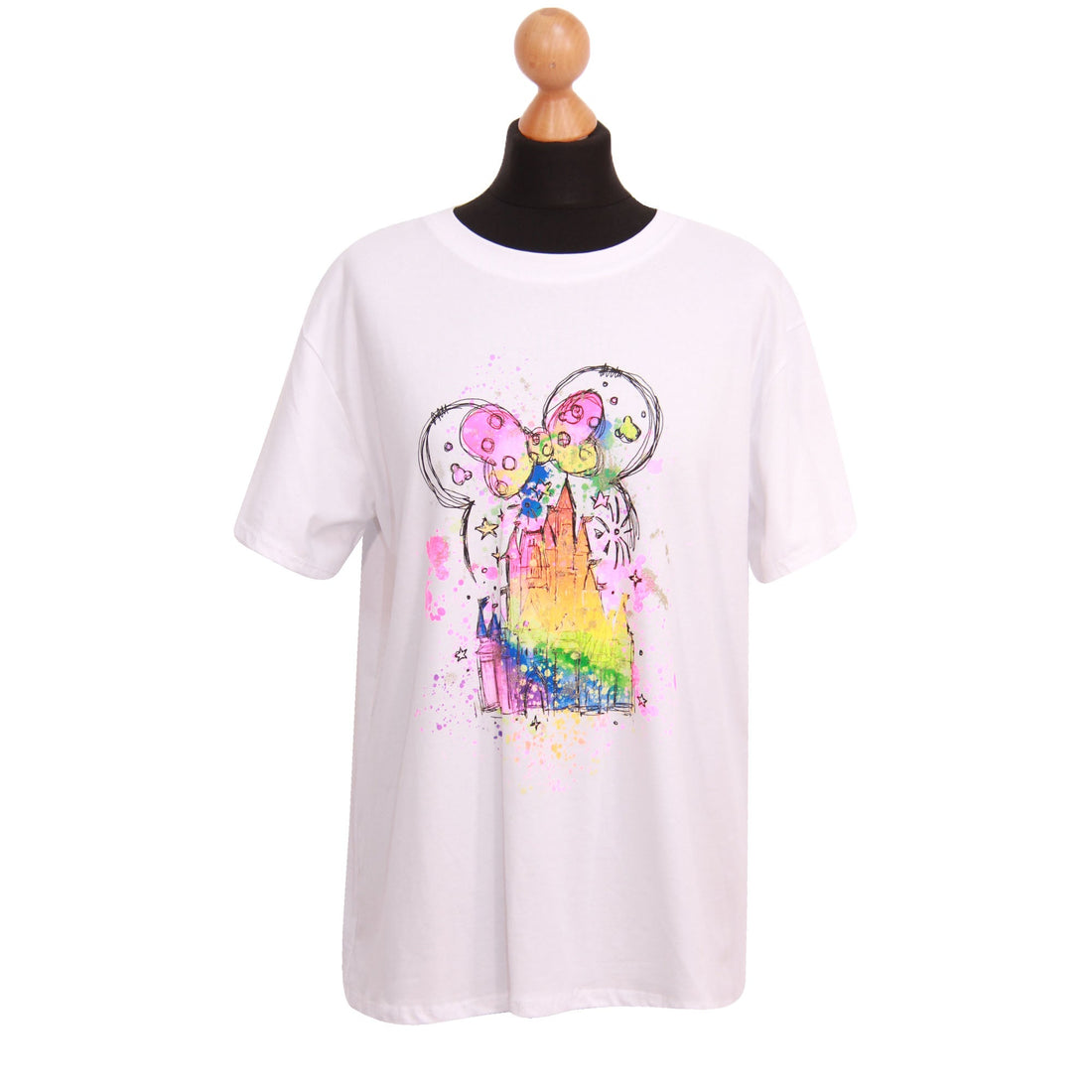 LADIES T SHIRT DZN BUILD PRINT WOMEN ITALIAN PRINTED TOP